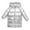 Silver, variant on Girl Metallic S𝐡ine Puffer Jacket Winter Warm Mid Long Hooded Down Coat Lightweight Thick Parkable Padded Outwear