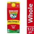 thumbnail image 4 of Horizon Organic DHA Omega-3 Whole Milk, DHA Whole, 64 fl oz Carton, 4 of 21