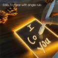 thumbnail image 2 of Luminous Erasable Acrylic Memo Board+ Pen- Romantic For Couple× Night Light, 2 of 9