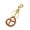 Old gold color, variant on Cookie Charm Keychain Handmade Realistic Biscuit Keychain Versatile Decoration