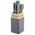 thumbnail image 4 of Tia Mowry 7 Piece Cutlery Set with Block, Blue, 4 of 4