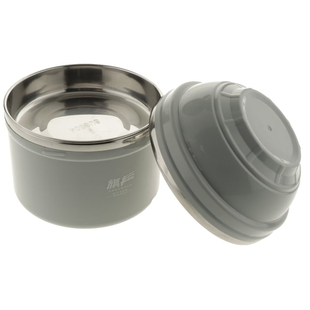 Fiambrera térmica de acero inoxidable apilable y aislada, 900 ml Azul