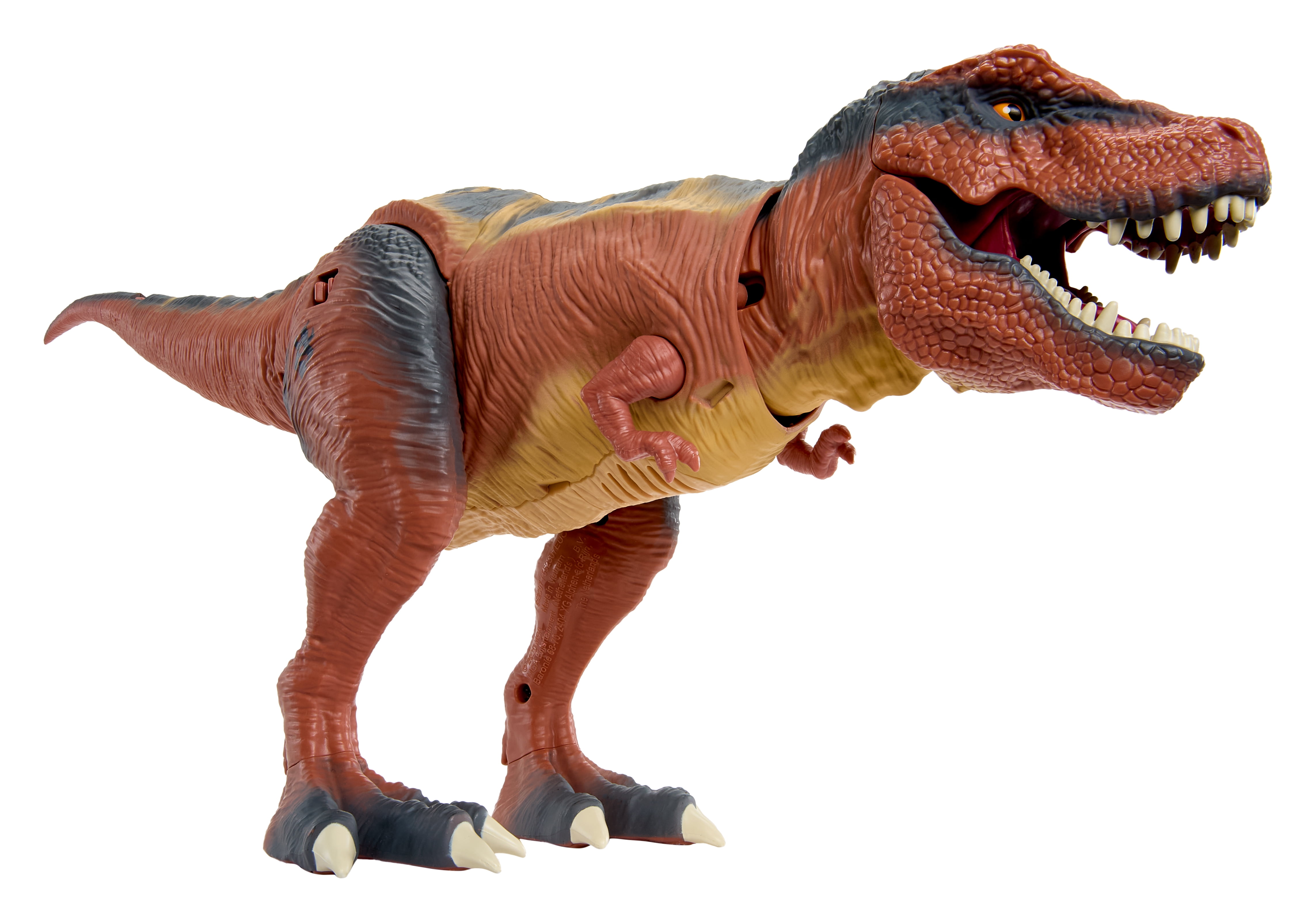 Armorsaurs Armor-Up T-Rex Dinosaur Ajax Toy Figure with 7 Removable Armor Pieces, Tail-Triggered Chomp, Pilot Pod Compatible, Kids, Boys, Girls, Ages 6+