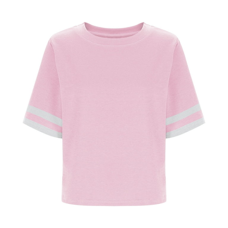 Jalioing Boys Girls T Shirt Oversized Short Sleeve Crew Neck
