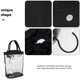 thumbnail image 3 of OUNONA Bolsa Organizadora De Maquillaje Transparente Con Cierre Seguro Y Compartimentos Para Viajes, 3 of 8