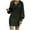 hwj# Green96, variant on Women'S Sweater Dress Long Lantern Sleeve 1/4 Zipper Up Loose Fit Fashionable Solid Color Knitted Ribbed Medium Length Wool Dresses Pullover Jumper Sweaters,Beige,XXL