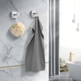 thumbnail image 3 of Towel Hooks Robe Hook Coat Hook Stainless Steel Heavy Duty Bathrooms Square Hooks Wall Mounted for Bathroom Kitchen Bedroom Brushed Gold 2 Pack, 3 of 6