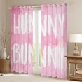 thumbnail image 2 of Erosebridal Hunny Bunny Curtains Pack of 2 (42x84 Each),Dreamy Princess Style Curtains Blackout For Girls Kids, 2 of 7