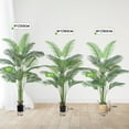 thumbnail image 7 of Artificial Palm Tree 7ft with with Realistic Leaves, 9 Adjustable Branches and 15 Trunks, Faux Palm Plant Indoor for Home Office Decor, 2 Pack, 7 of 7