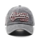 thumbnail image 3 of Gorra de béisbol con bordado de letras para hombre y mujer, gorro con Cierre trasero de algodón lavado, estilo Hip Hop, Unisex, 2022, 3 of 4