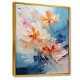thumbnail image 2 of Designart "Whispering Breeze In Beige And Blue" Abstract Impressionism Floater Framed Canvas Prints, 2 of 5
