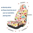 thumbnail image 4 of JUNZAN Color Donut Pattern Seat Covers,Universal Fit Sedans,Cars,Vans,SUV,Truck, 4 of 6