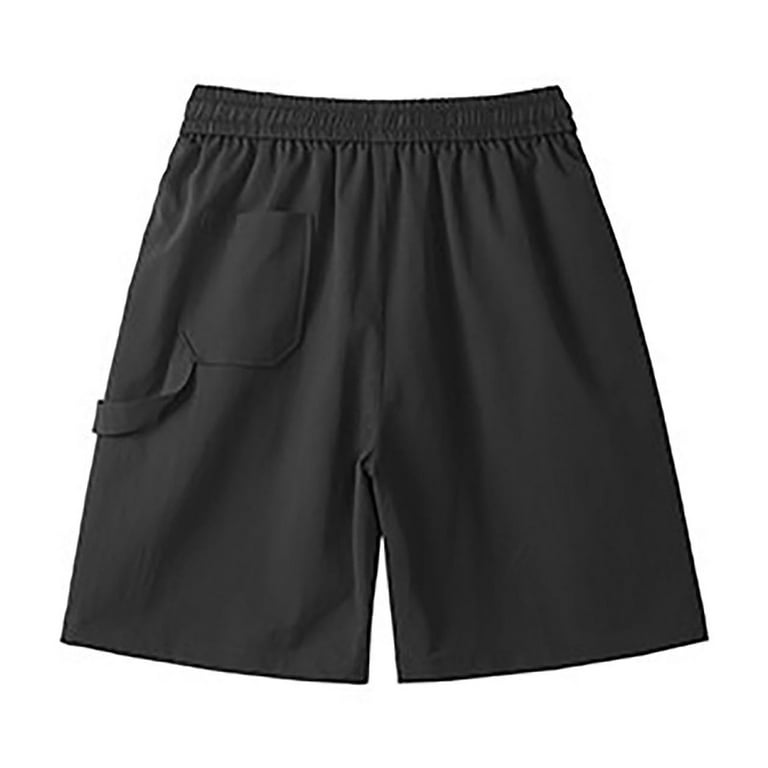 Workout Shorts Men Pantalones Cortos Hombre, Men's Solid Color