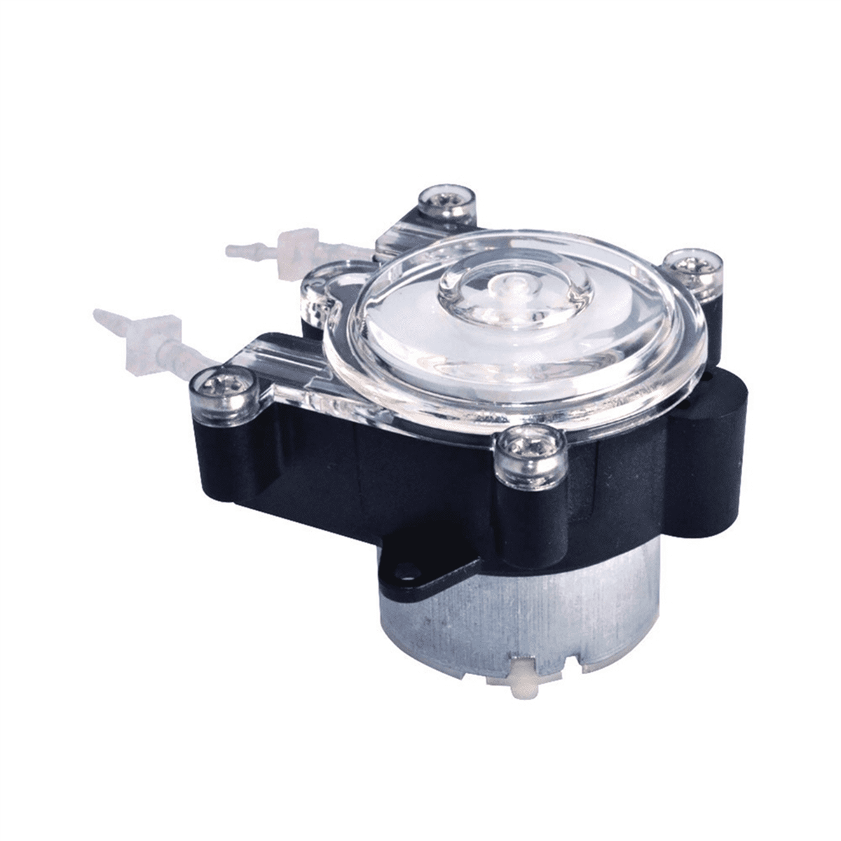 2X High- Peristaltic Pump 12V Miniature Dosing Pump Peristaltic Hose Pump for Lab Aquarium Liquid Dosing Pump B