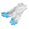 thumbnail image 2 of Guantes Antideslizantes Para Lavar Platos, Protección Impermeable Para Manos, 2 Uds., Guantes Multifuncionales Para El Hogar Para La Vida Diaria, 2 of 8