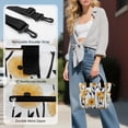 thumbnail image 6 of CHAOYUNYI Over the Shoulder Bags for Women Crossbody Handbag Medium Size, Multiple Pockets, Adjustable Strap, Anti-water Fabric, Dandelion, 6 of 7
