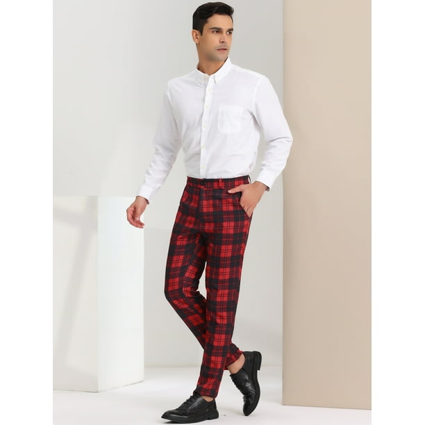 Pantalones de tela escocesa hotsell
