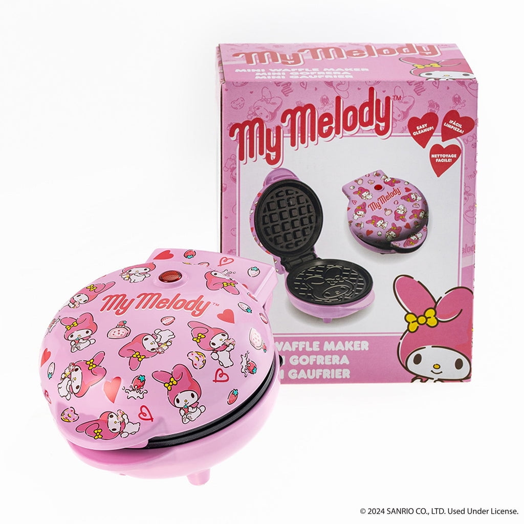 Uncanny Brands Hello Kitty My Melody Mini Waffle Maker - Walmart.com