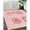 thumbnail image 2 of Ahgly Company Indoor Rectangle Patterned Pastel Red Pink Area Rugs, 7' x 10', 2 of 6