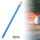 thumbnail image 5 of Pack de 4 clavos para tienda de campaña de 22,9 cm de largo, clavijas de metal ultraligeras de aluminio para camping, montañismo, kit de senderismo Azul Macarena estacas de la tienda, 5 of 7