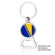 thumbnail image 3 of Llavero abridor de botellas, llavero decorativo nacional, mochila, cartera, bolso, llavero temático, colgante de fútbol, ​​Metal extraíble Almacenamiento y organización del hogar bosnia herzegovina Moyic HA073844-05, 3 of 6