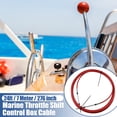 thumbnail image 2 of Unique Bargains 1pcs 24ft 276 Inch Marine Type 3300 / 33C Throttle Shift Remote Control Box Cable for Yamaha Outboard Engine Boat Red, 2 of 7