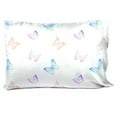 thumbnail image 6 of Saturday Park Ombre Butterflies 100% Organic Kids' Cotton Sheet Set, Full, 6 of 8