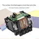 thumbnail image 4 of Piezas de impresora escolar, cabezal de impresión de repuesto a todo Color para cabezal de impresión HP Officejet 7510 7110 7612 7610 6700 JShteea Nuevo, 4 of 8