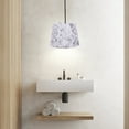 thumbnail image 3 of SASABAXI White Fabric Table Lamp Shade Round Strong Bracket Lamp Cover with Easy Installation for Study Library, 3 of 6