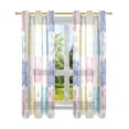 thumbnail image 7 of Yayeee Window Curtains Light Filtering 63"x42" Grommet Panel Pair Home Living Room Decor, Colorful Gummy Bears Pattern, 7 of 7