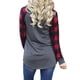 thumbnail image 5 of Women Blouse, Long Sleeve Women Crewneck Top Casual Fit  For Christmas ANGGREK Gris M, 5 of 6
