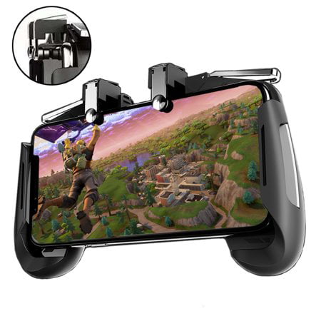 Agoz Phone Game Controller Gamepad Grip Shoot Aim L1R1 PUBG Mobile Trigger for Apple iPhone XS MAX, XS, XR, X, 8 Plus, 8, 7 Plus, 7, 6 Plus, 6, 6S, 6S (The Best Shooting Games For Iphone)