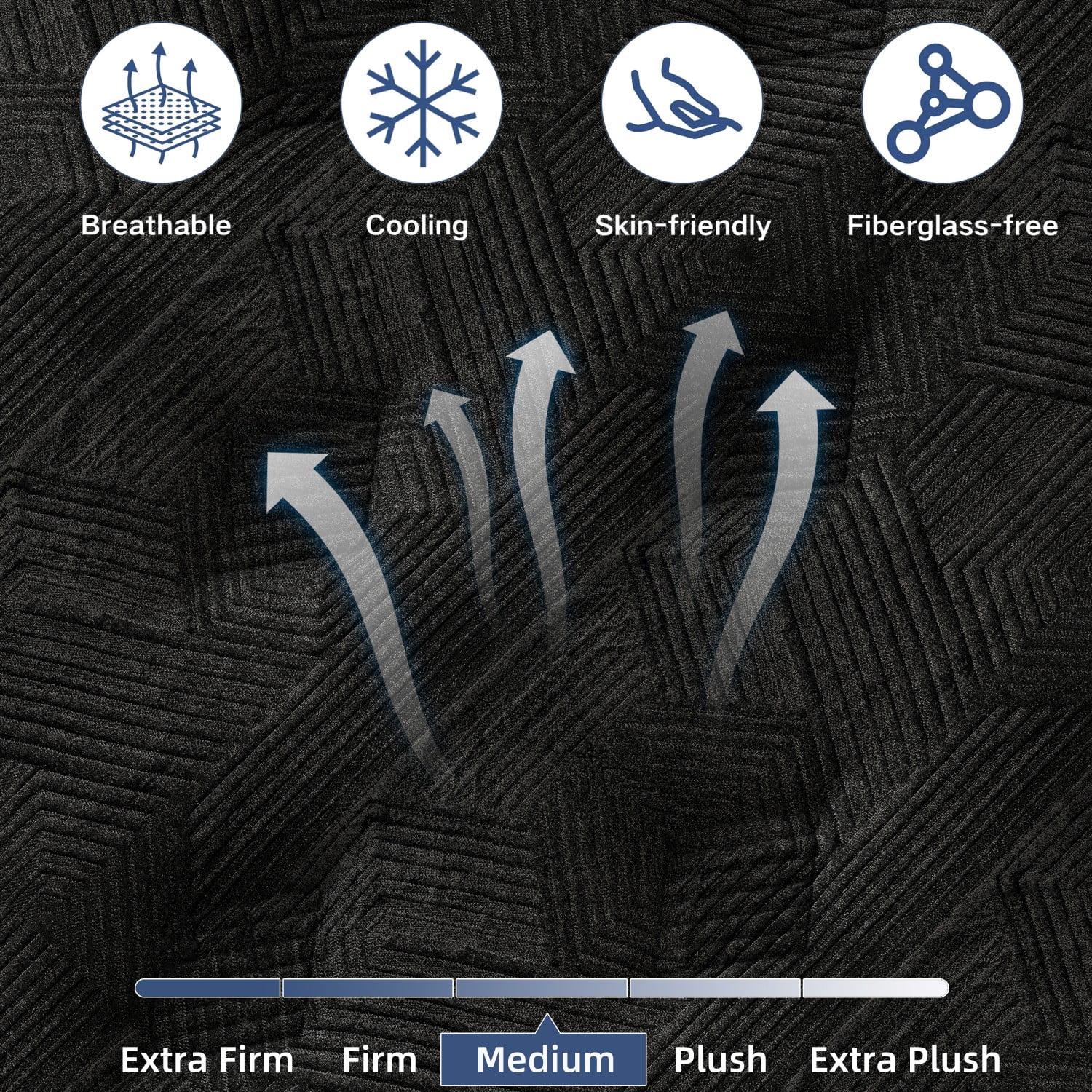 Grymtex 12 inch Hybrid Mattress Twin Size, Breathable and Low Motion Transfer, Mattress in a Box with CertiPUR-US Foam