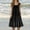 Black, variant on Hvot&aat Womens Casual Sleeveless Ombre Dress Summer Loose Fit Tank Sundress Gradient Swing Dresses For Beach Holidays