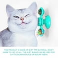 thumbnail image 3 of Spinning Jouets pour Chats, Boule d'Herbe à Chat avec Brosse à Cheveux à Rayures, 3 of 7