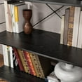 thumbnail image 5 of Litake 4 Tier Bookshelf, Large Bookcase with Steel Frame, Industrial Book Shelves for Home Office, Living Room, Rustic Book Shelf Organization and Storage for Bedroom, 5 of 7
