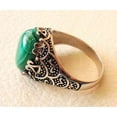 thumbnail image 6 of Malachite Mans Ring, Natural Green Malachite, Spiritual, Silver Jewelry, 925 Silver Ring, Birthday Gift, Heavy Mens Ring, Arabic Design, Ottoman Style Ring, Christmas, Turkey Mens Signet Ring, 6 of 6