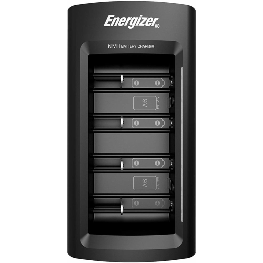 Energizer Rechargeable Battery Charger for D Cell, AA, AAA, 9V Rechargeable Batteries - Walmart.com