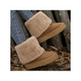 thumbnail image 4 of Womens Faux Fur Short Snow Boot Mid-Calf Fluffy Furry Design for Warmth & Comfort Outdoor Flat Shoes, 4 of 9