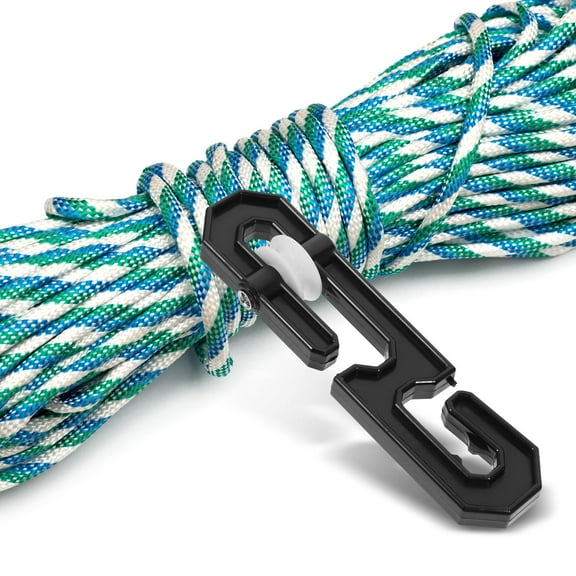 PAMINGONO Pulley Wheel Fixed Plate Pulley Clotheslines For Outside Clothesline Separator Metal Material Kit