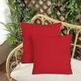 thumbnail image 3 of Covers&All Sunbrella Pillows Set of 2, UV Fade resistant & Water Repellent Square Throw Pillows (Inserts with Covers) for Indoor Outdoor Use, 3 of 6