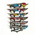 thumbnail image 1 of Soporte de suelo BiJun para tablas de skate, 6 capas, para tablas de snowboard, 1 of 9