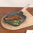 thumbnail image 3 of 1pc Fry Pan For Egg, Non Stick Pancake Pan, 4/2 Cups, Aluminium Alloy Pancake Pan Cooker For Breakfast Or Steak, Egg Burger Pan With Wooden Handle, Gas Stove & Induction Compatible, 3 of 11