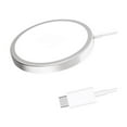 thumbnail image 1 of CJ Tech Magsafe Wireless 15-watt Fast Charger - White, 1 of 2