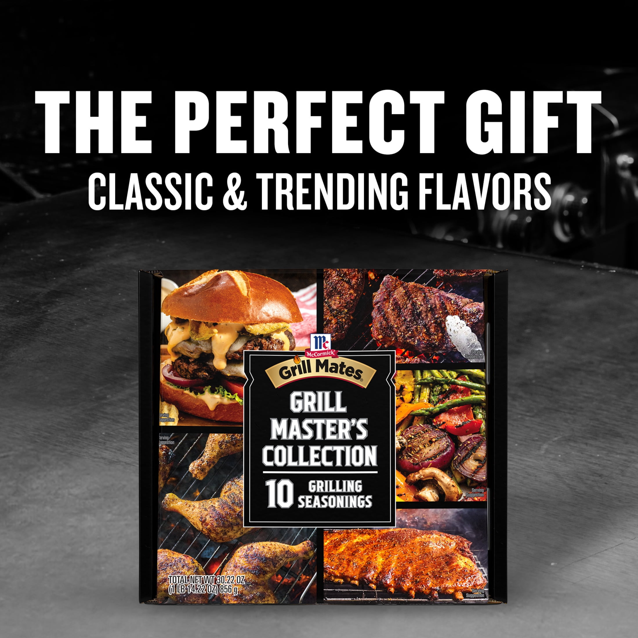 McCormick Grill Mates Grill Master's Collection 10 Pack Seasoning Blends, 30.22 oz Bottle