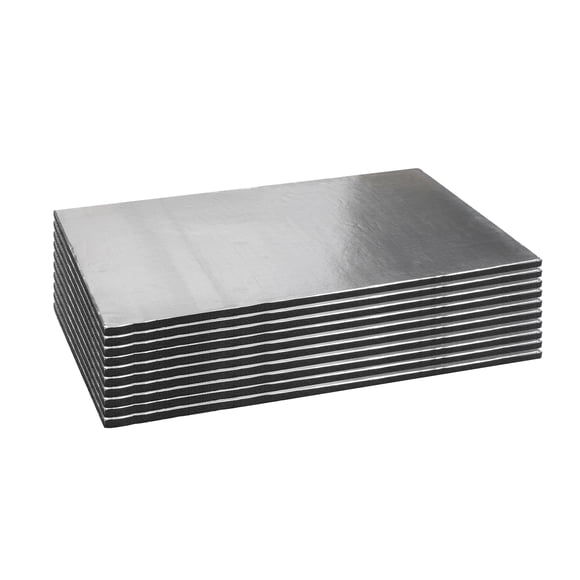 Unique Bargains 10 Pcs 197mil 5mm 0.46sqft Car Sound Deadening Mat Glassfiber Heat Shield Material Universal for Hood Boat Engine Cover 19.69"x11.81" Silver Tone