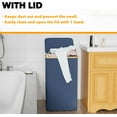 thumbnail image 5 of SpaceAid 110L Laundry Hamper with Lid, Large Tall Clothes Basket Bin, Blue, 5 of 6
