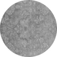 thumbnail image 1 of Ahgly Company Indoor Round Oriental Gray Industrial Area Rugs, 6' Round, 1 of 4
