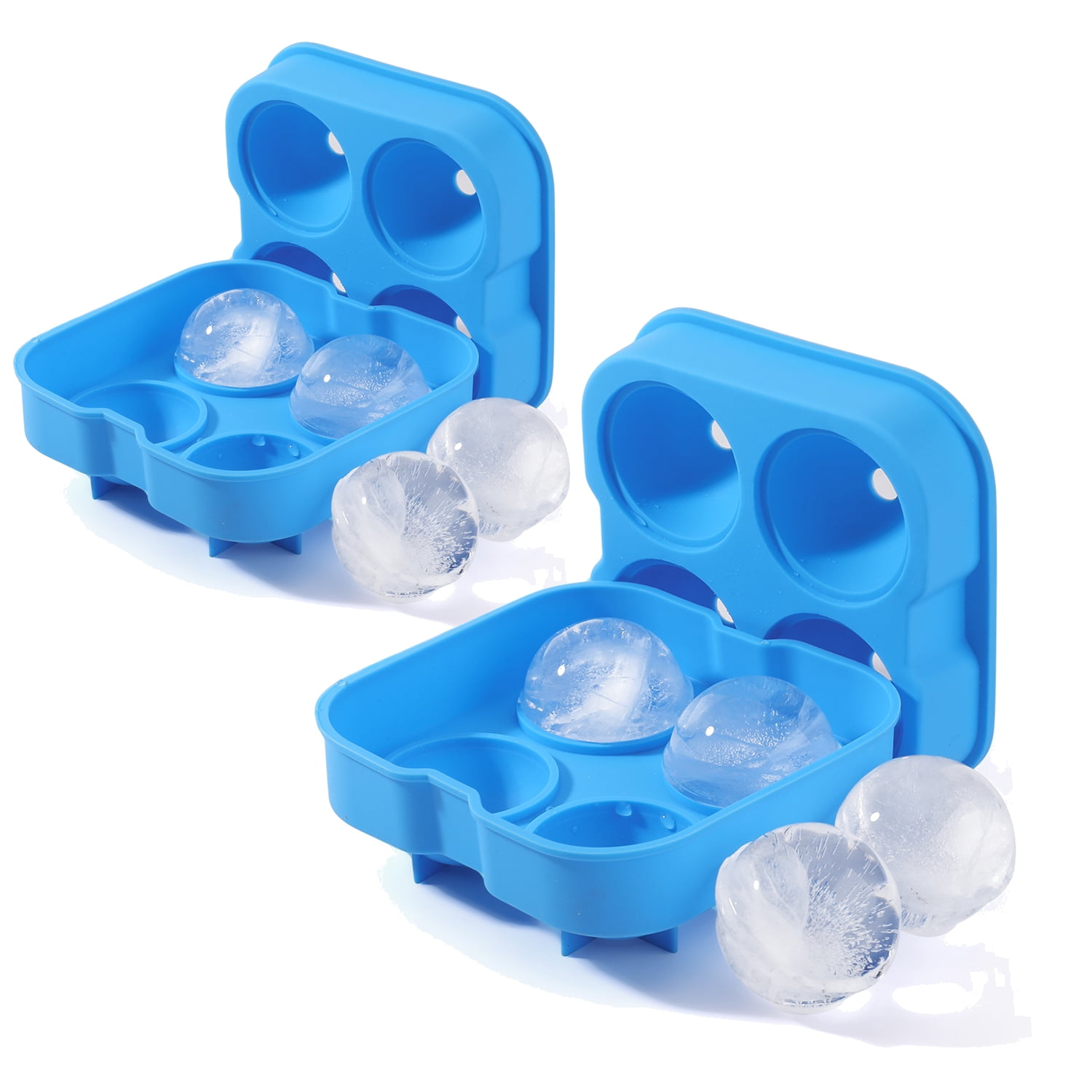 Beverages Flexzion Ice Ball Mold Maker Round Ice Spheres Ice Cube Tray Mold for Whiskey Flexible Silicone Mold with Lids for 1.8 Large Ice Sphere Mold for Whiskey Chilling Bourbon Cocktail Beverages Flexzion Ice Ball Mold Maker Round Ice Spheres Ice Cube Tray Mold for Whiskey Flexible Silicone Mold with Lids for 1.8 Large Ice Sphere Mold for Whiskey Chilling Bourbon Cocktail