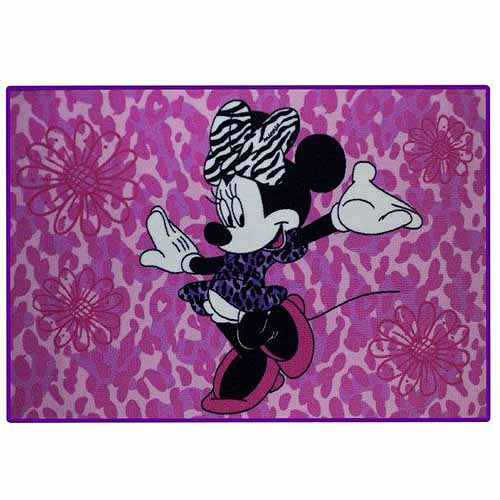 Disney's Minnie Mouse Nylon Room Rug, 4'6" x 3'9"